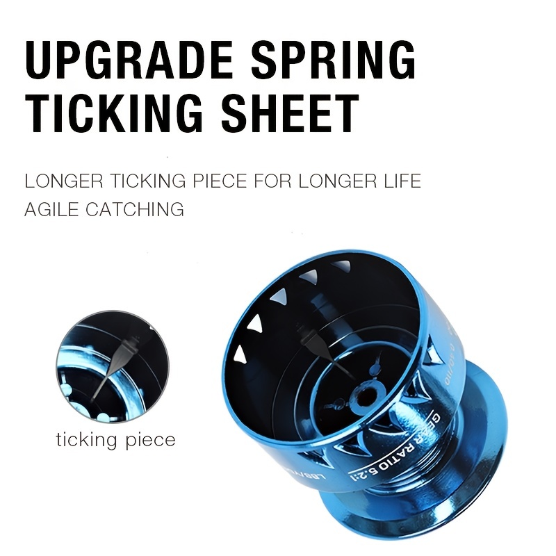 Spinning Reel Ultralight Fast Casting 5.2:1gear - Temu