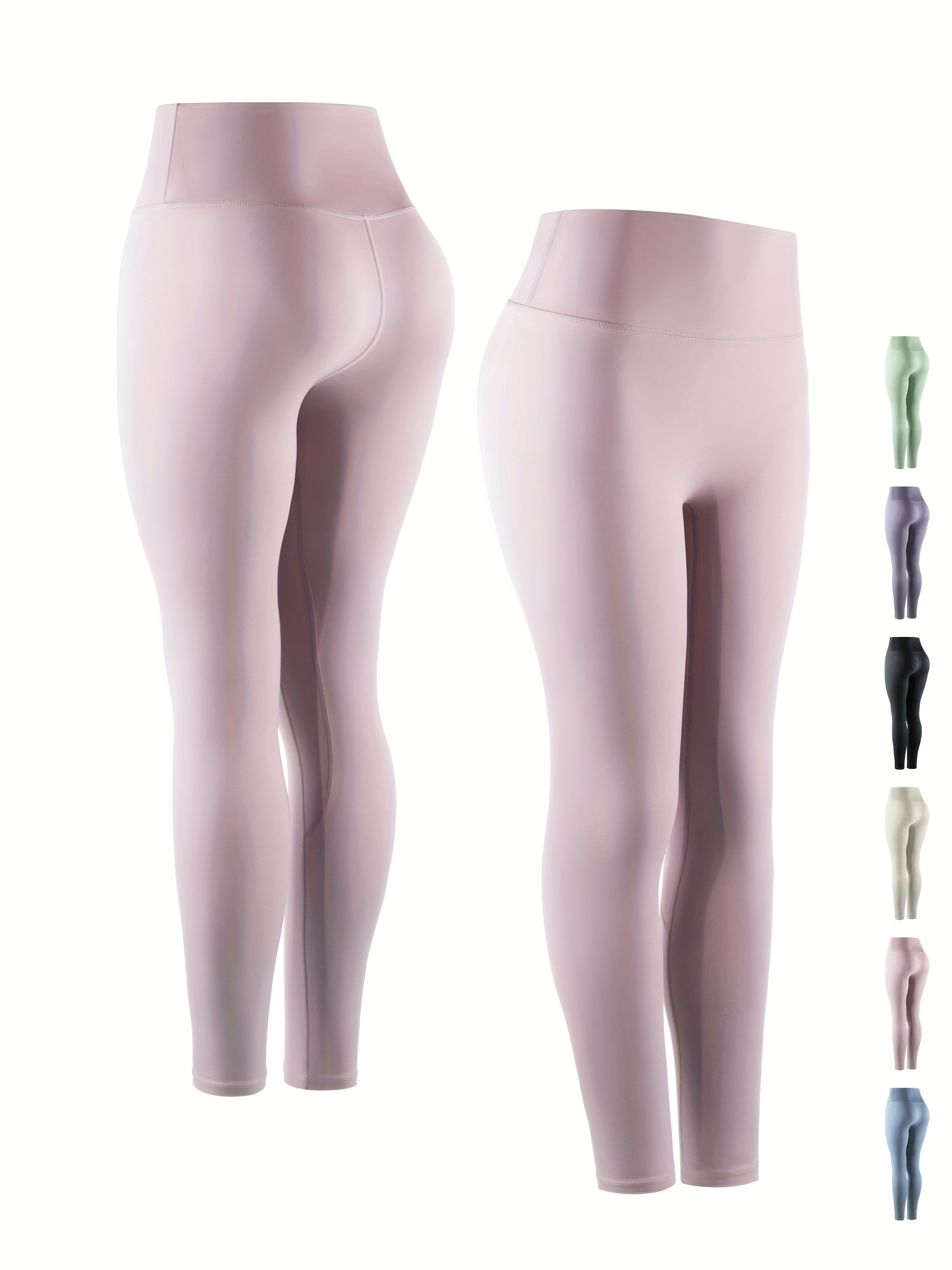 MRULIC Long Sports Leggings Women's Solid Color Yoga Pants