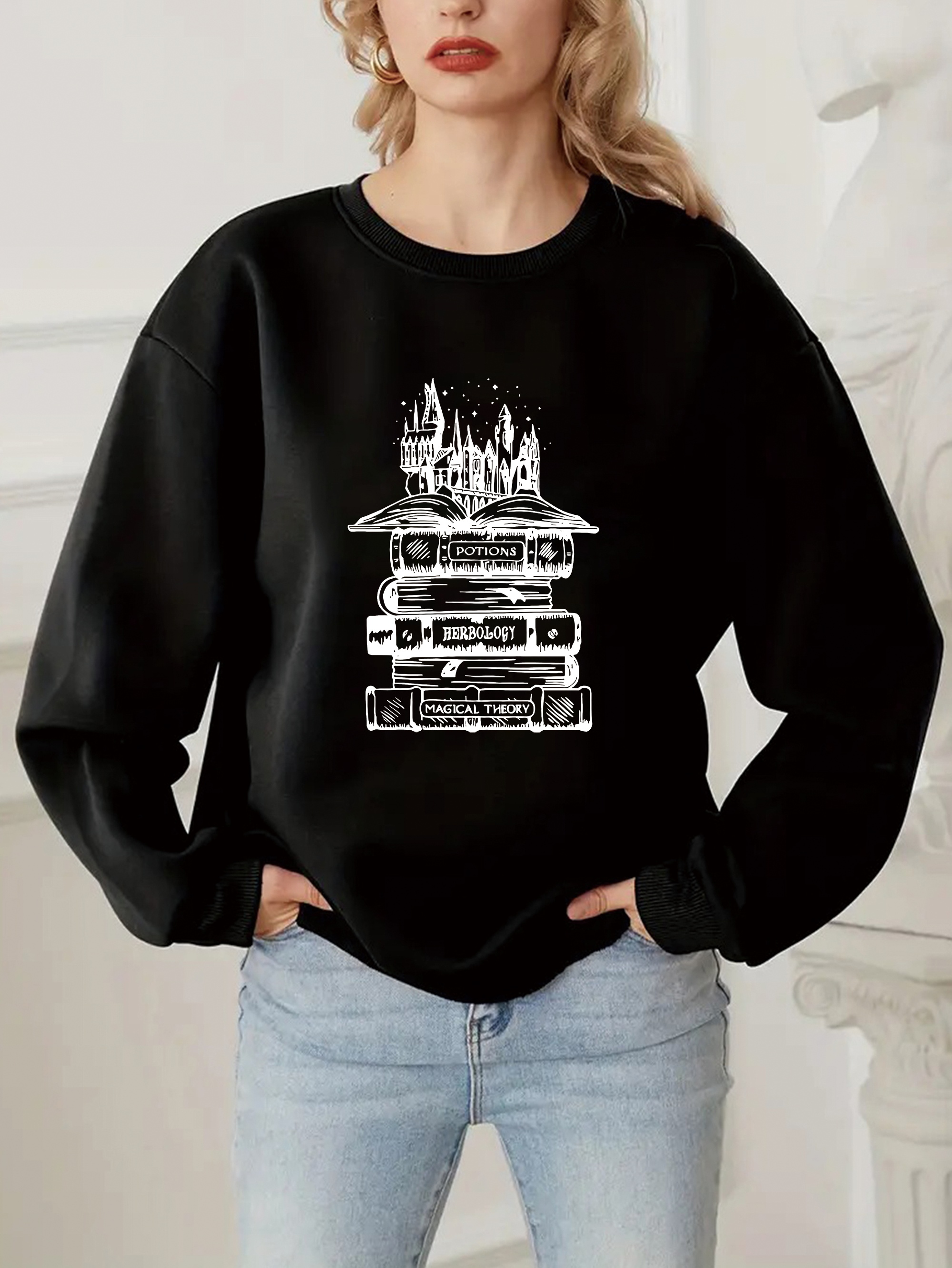 Women's plus hot sale size graphic sweatshirts