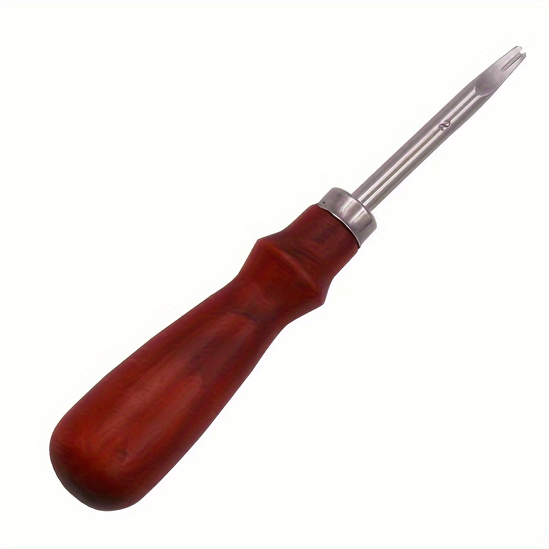 1pc Leather Edge Trimmer, Leather Edge Bevel Cutting Tool, Leather Edge  Peeling, Leather Wood Handle Leather Tool, Leather Craft Cone Edge Cutting  Too