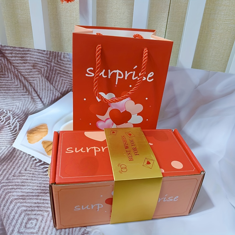 Surprise Gift Box Explosion for Money, Unique Folding Bouncing Red Envelope  Gift Box with Confetti, Cash Explosion Luxury Gift Box for Birthday  Anniversary Valentine Proposal (12 Bounces) (Best Wishes)