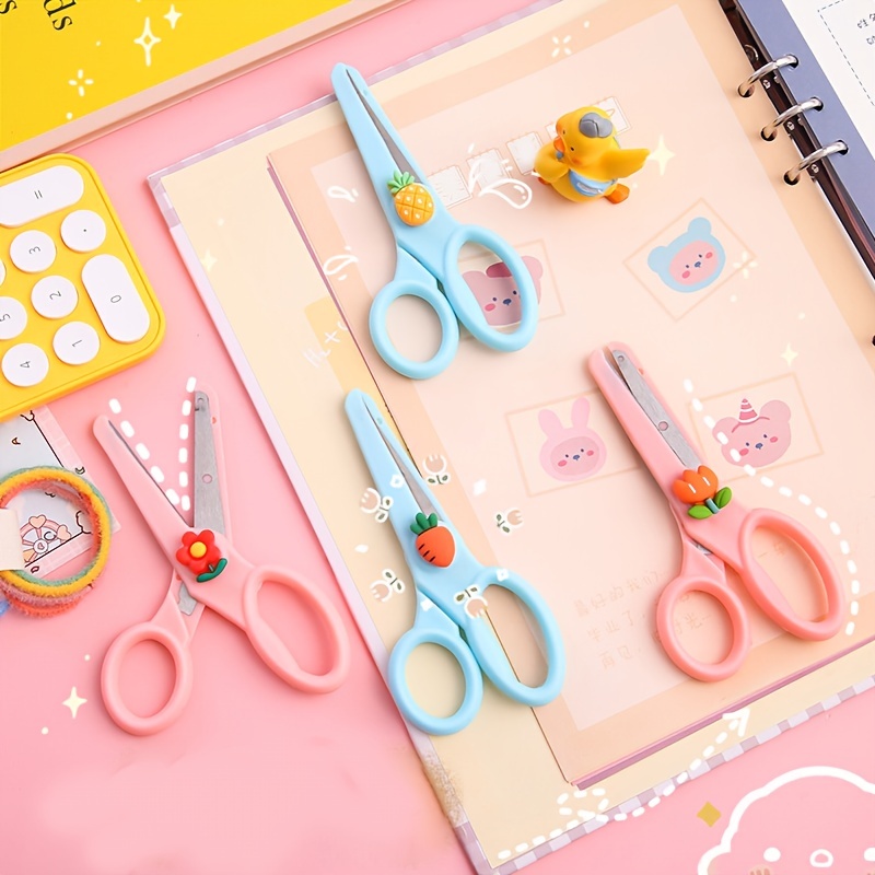 diy cute kawaii plastic scissors for