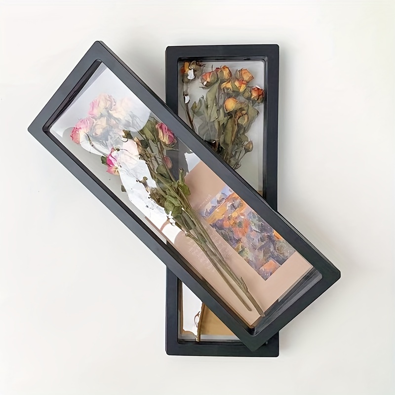 1pc Black Transparent Flower Frame DIY Dried Flower Frame Home