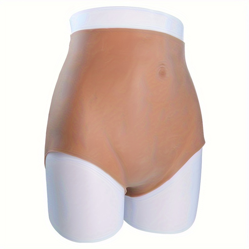 nsendm Female Underwear Adult Silicone Butt form 2PC Womens High Waist  Shapewear Panties Butt Lifter Body Shaper Panty Ladies Slim Pantyhose  in(Black, L) 