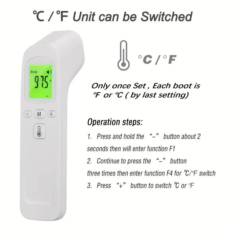 Portable No touch Forehead Thermometer Digital - Temu