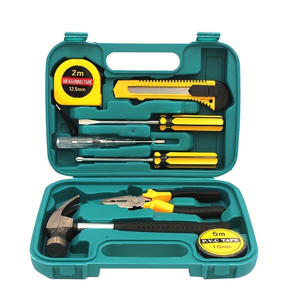 Complete Tool Kit Home Toolbox Auto Car Repair Tool Set With - Temu