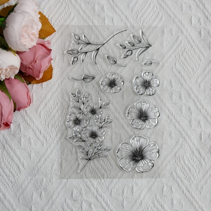 DIY Easy Flower Embroidery Card 