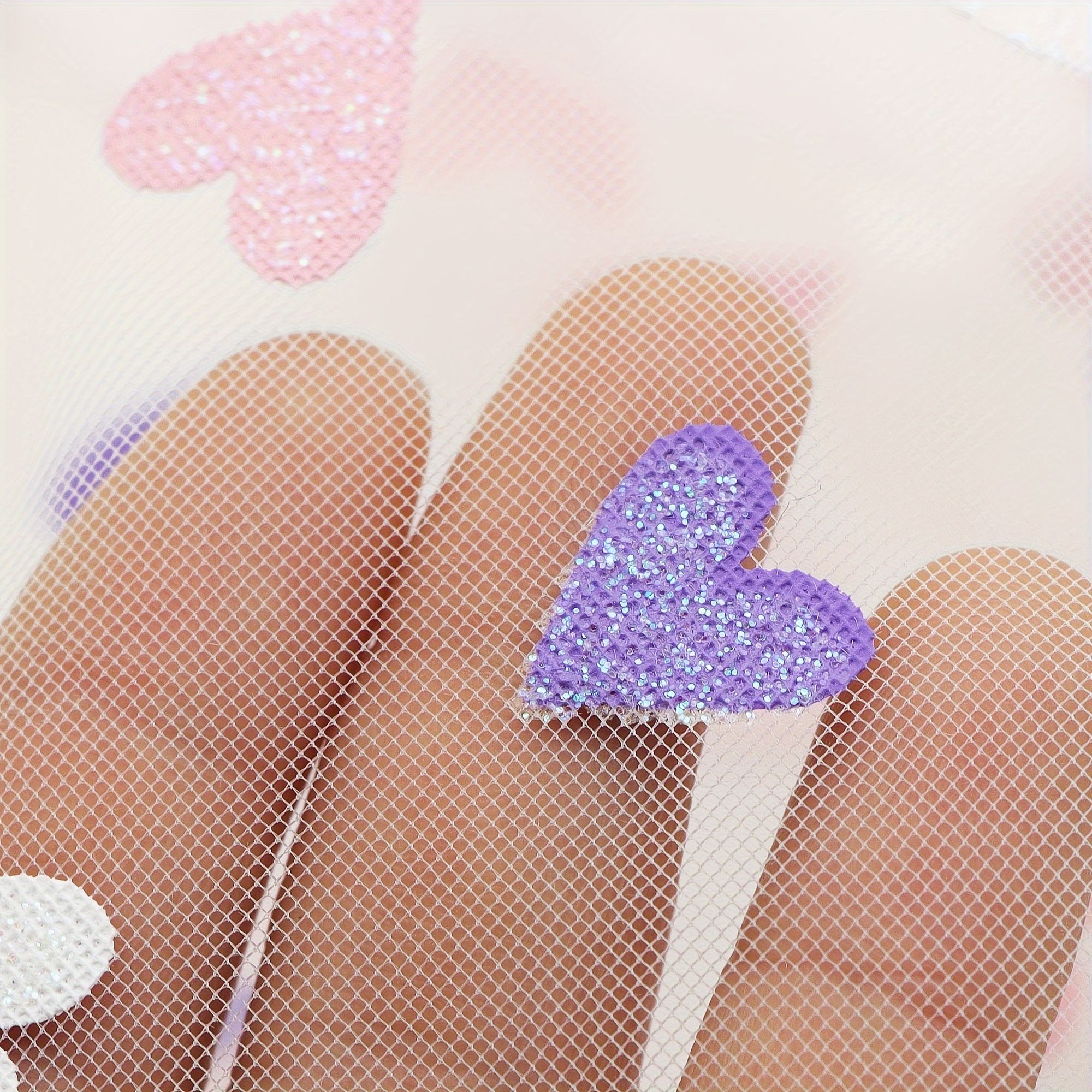 Heart Mesh Fabric 