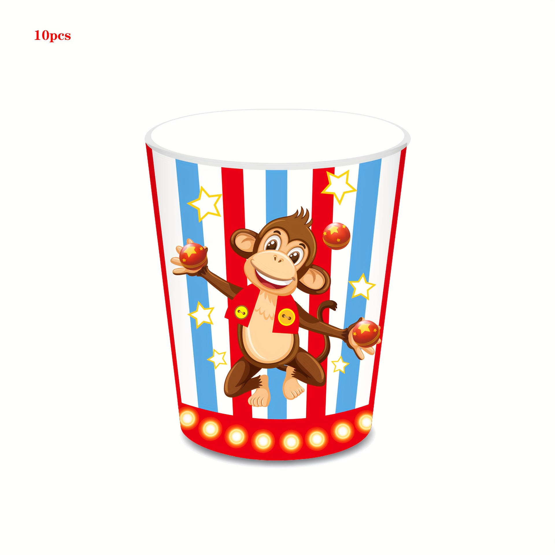 Circus Themed Party Tableware Set Disposable Size Insert - Temu