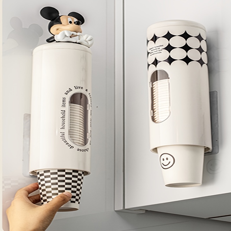Nordic Cream Style Wall-Mounted Cup Holder for Water Dispenser