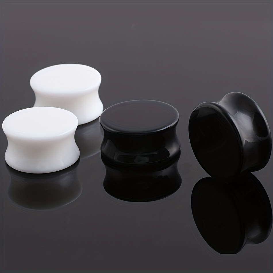 16pcs Silicone Acrylic Ear Expanders Plugs Set 6mm-16mm