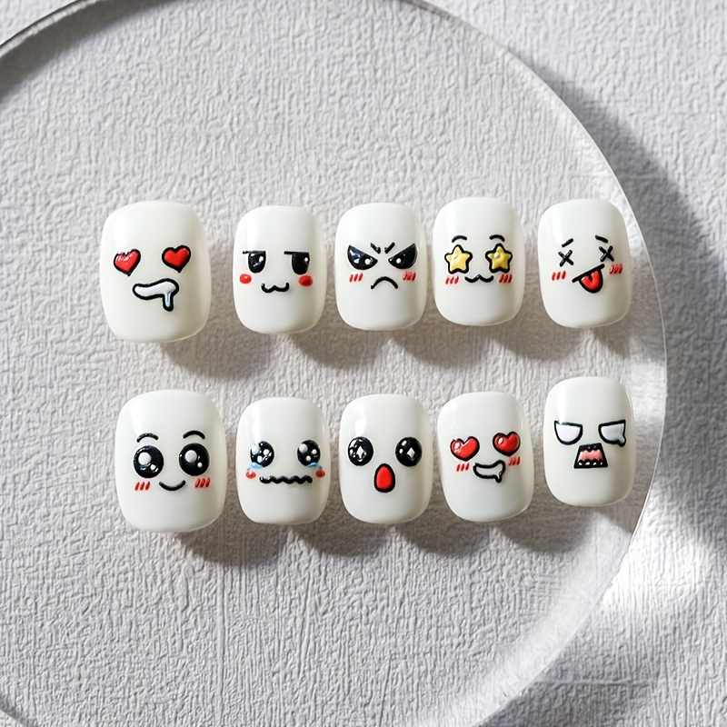 5D Engraved Nail Sticker Manicure Expression Embossed