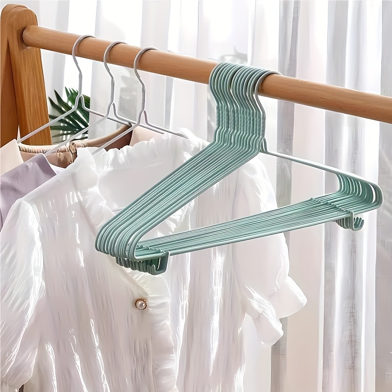 Metal Clothes Hangers, Non-slip Traceless Clothes Racks, Sturdy Heavy Duty  Coat Durable Hangers, Household Clothes Drying Storage And Organization For  Bedroom, Bathroom, Home - Temu