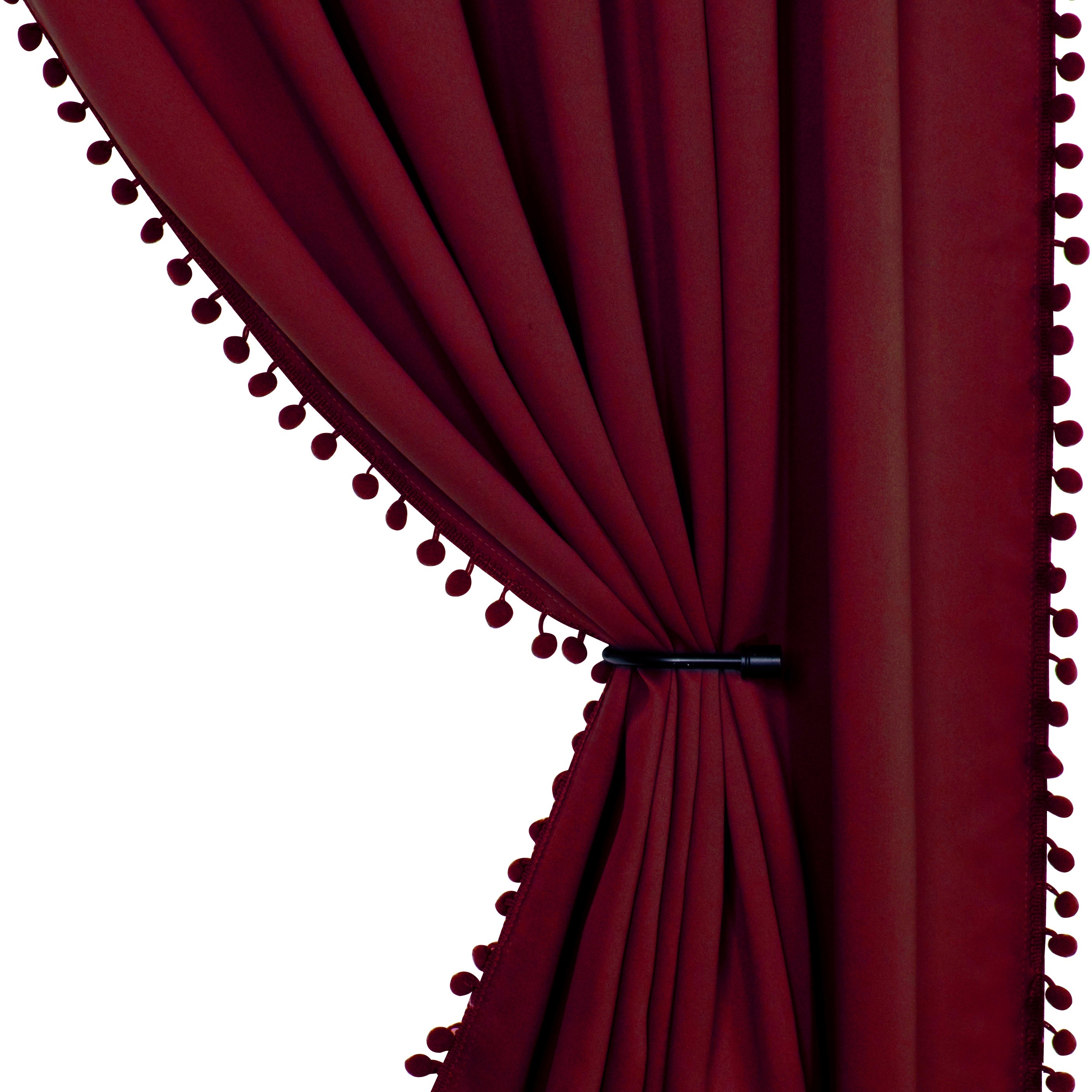 1 panel thermal insulated blackout curtain for study living room and kitchen decorative rod pole pocket curtain for privacy and   details 9