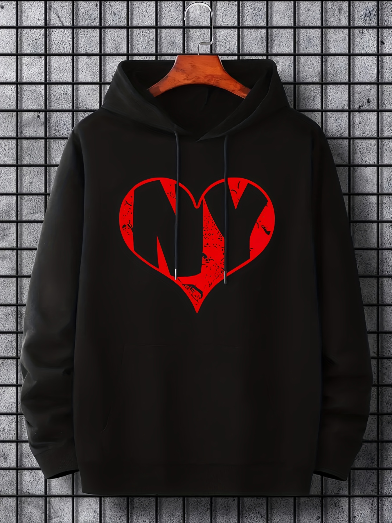 Clothing I Love NY Black Hooded Sweatshirt