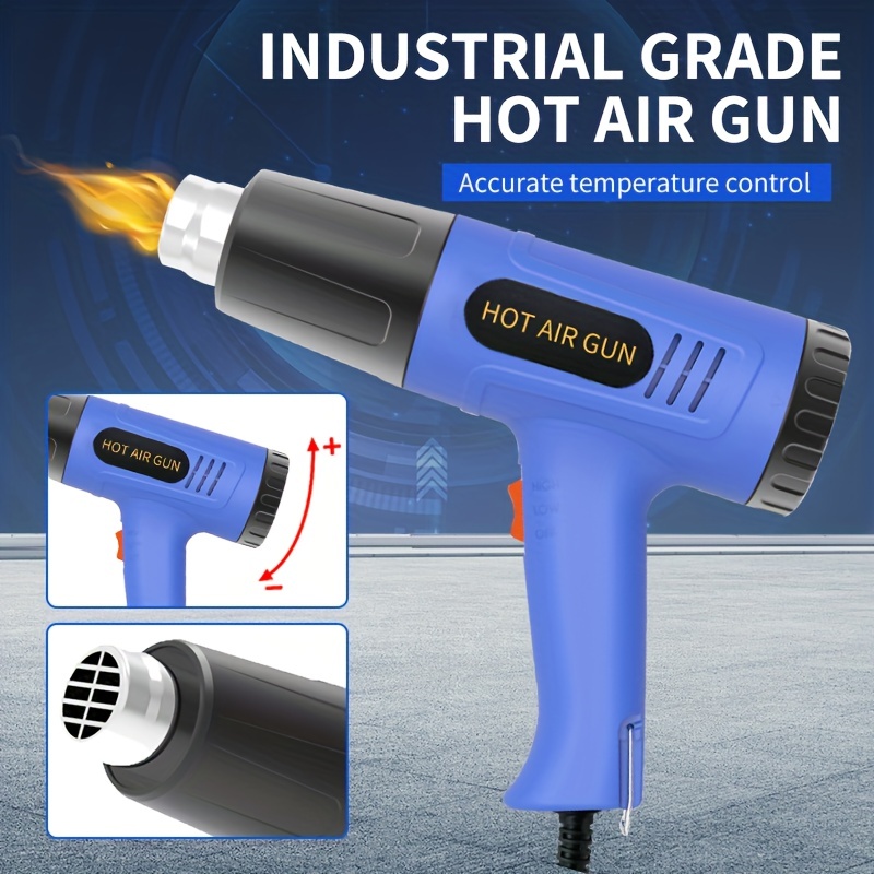 2000W Electric Heating Gun Industrial Hot Air Gun Temperature