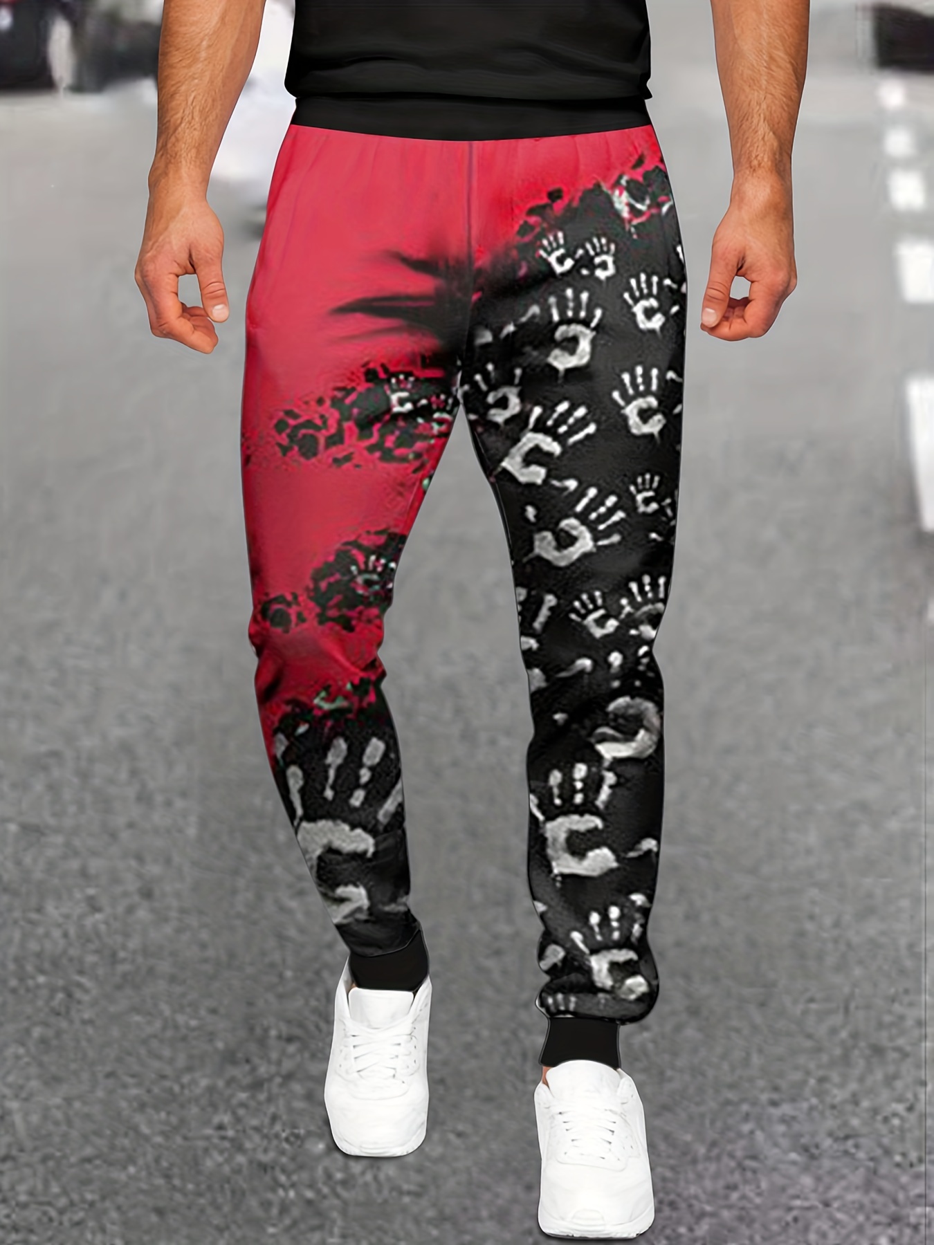  Men's Casual Printed Pants, Men Trendy Modern Stretch Joggers  Pant Lion Gradient Graphic Suit Pant Trouser with Pocket : Clothing, Shoes  & Jewelry