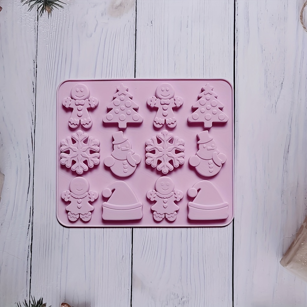 Silicone Christmas Baking Mold 6 Cavities Christmas Hat - Temu