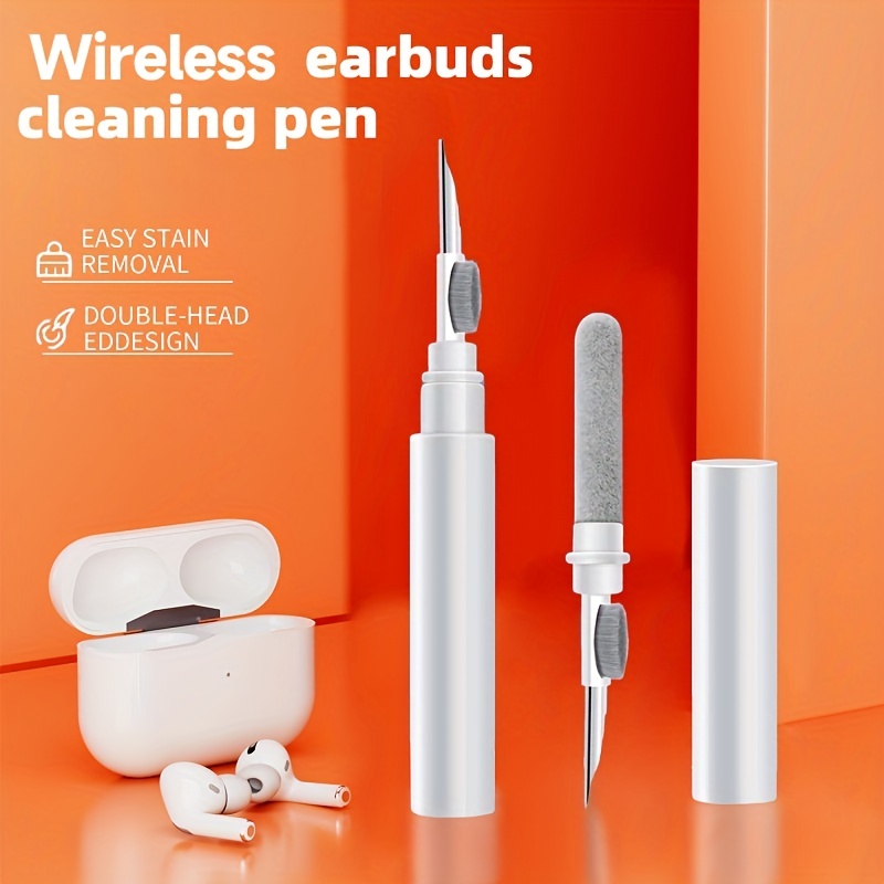 Kit limpiador para Airpods Pro 3 2 1, herramienta de limpieza de  auriculares Bluetooth, estuche de auriculares duradero, bolígrafo de  cepillo limpio para Xiaomi Airdots 3Pro