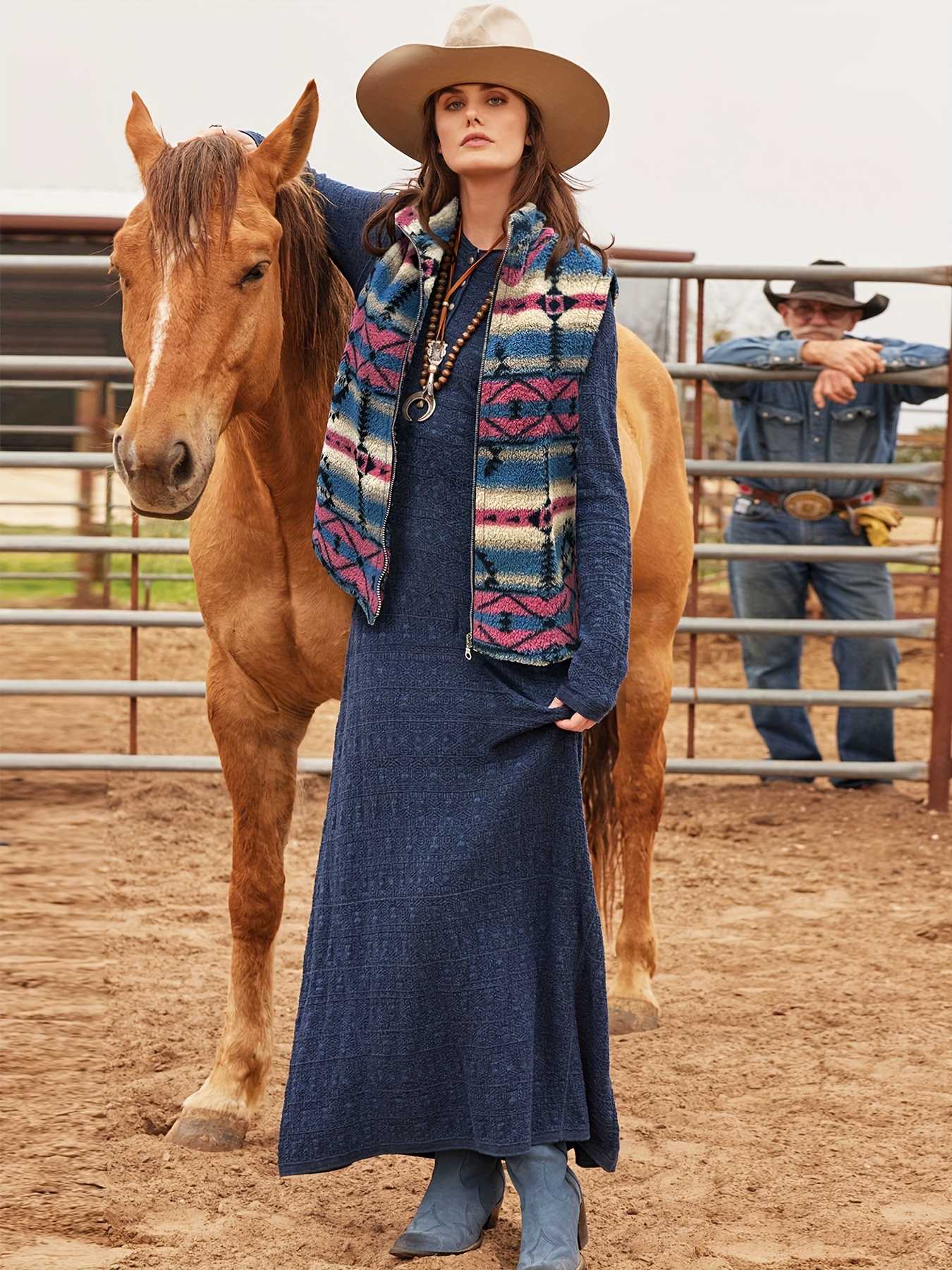 Western Paisley Jacket Women's Cowgirl Hardware Embroidered