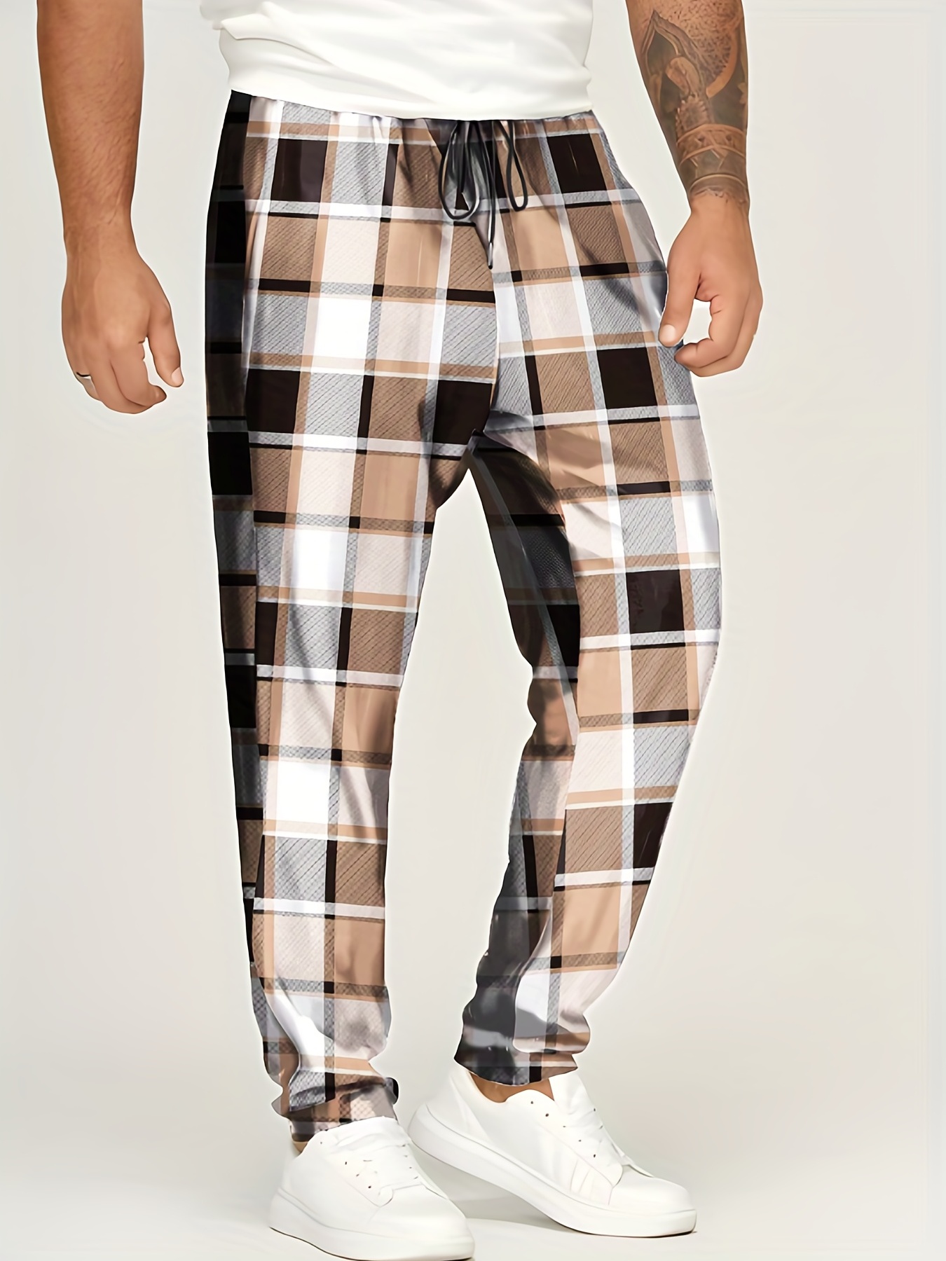 Plaid pants size on sale 16