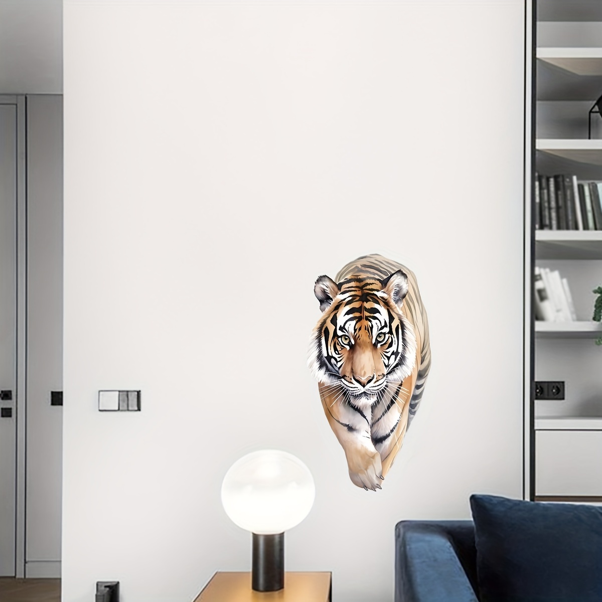 1pc Nuevo Adhesivo Pared Tigre Decoración Sala Dormitorio - Temu