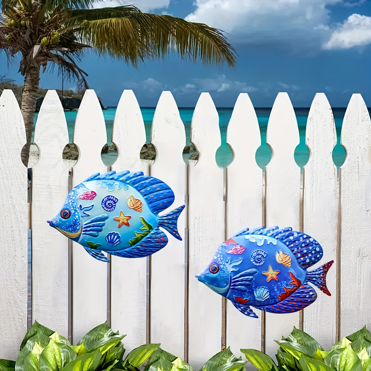 1pc 10.2 Inches Metal Fish Decoration, Colorful Stainless Steel Fish For  Indoor & Outdoor Decor, Hanging Decoration, Home Decor, Garden Decoration, Yard  Decoration, Party Decoration, Holiday Use, Garden Decoration, Office  Decoration, Porch