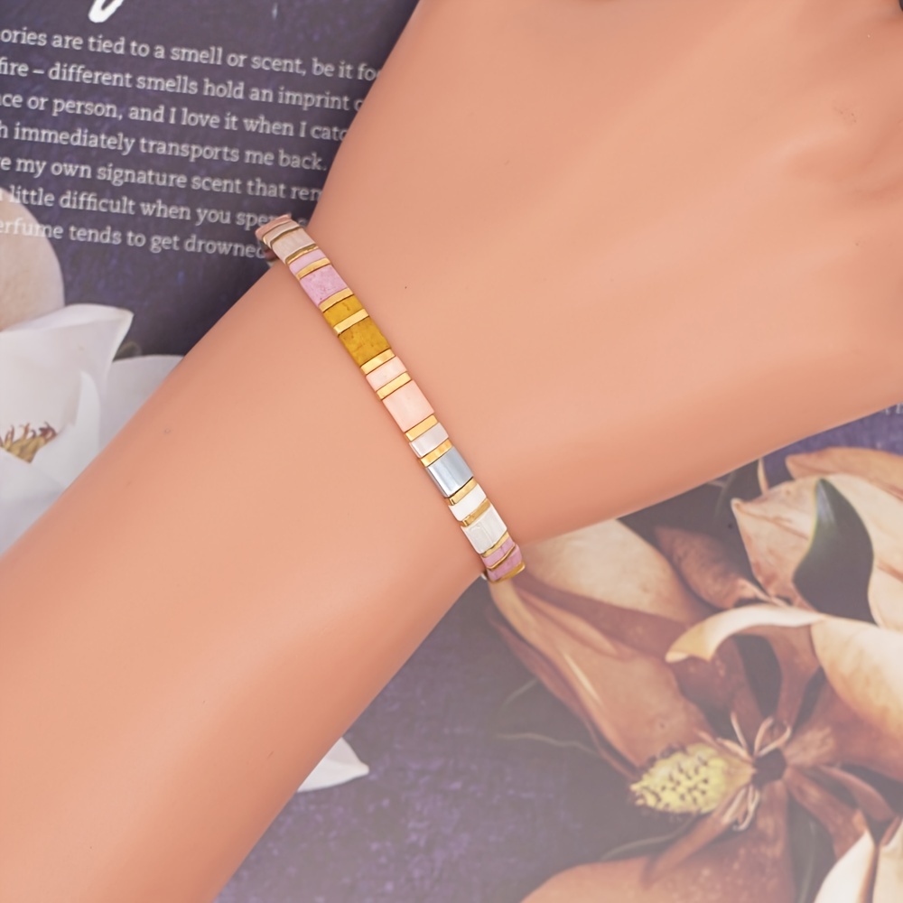 Mlgm Miyuki Bracelet for Girl Japanese Tila Bead Pulsera Jewelry Simple Cheap  Bracelets Women 2021 Boho Summer Imitation Fine Piercing Rainbow Jewellery  - China Piercing Jewelry and Fine Jewelry price