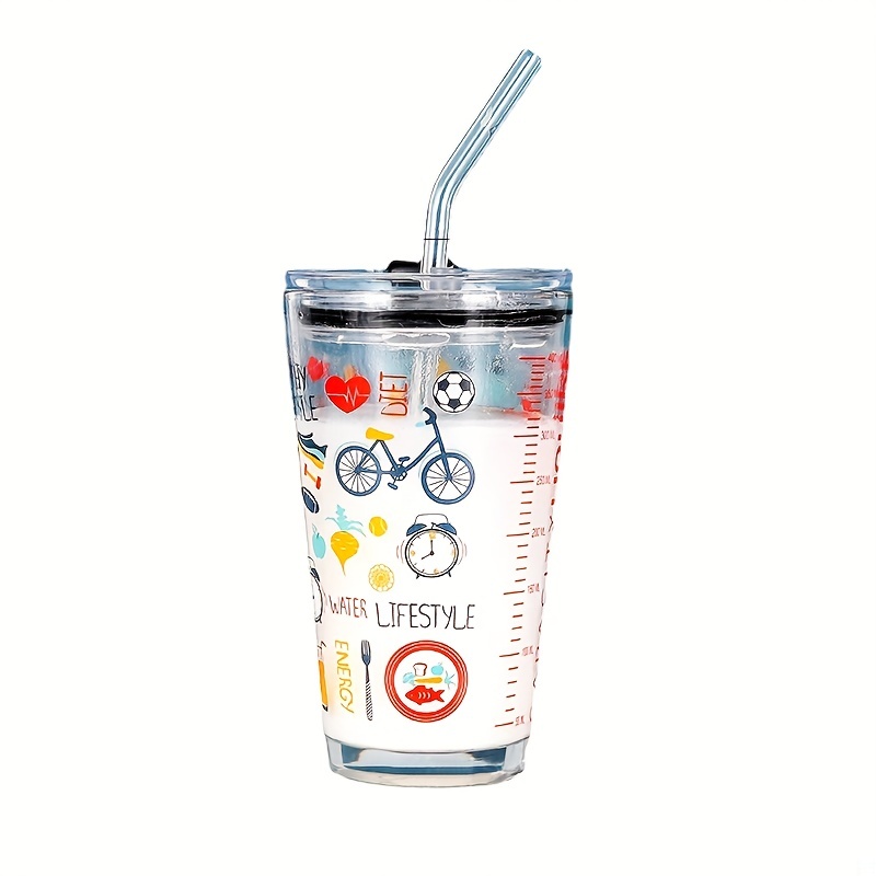 1pc 400ml 13 5oz Can Shaped Drinking Glasses With Lid And - Temu