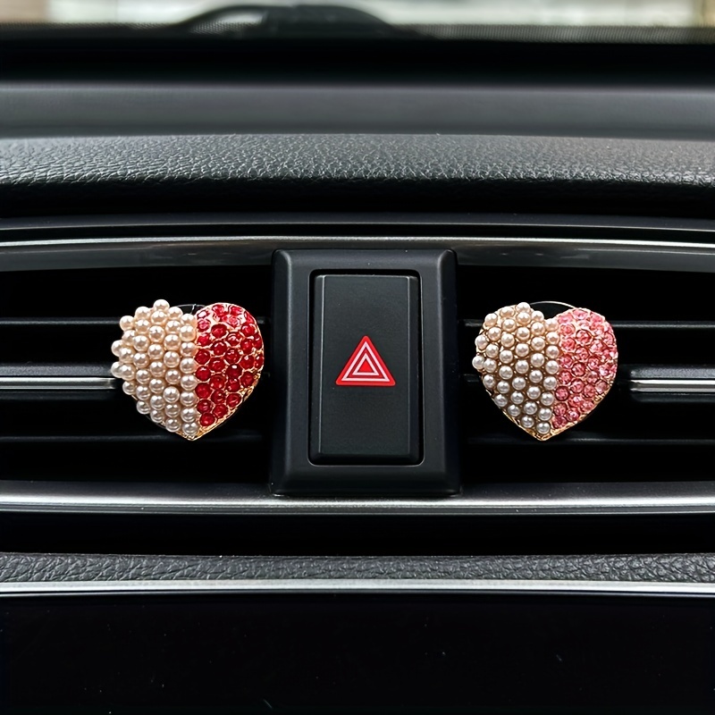 Car Aromatherapy Ornament Heart Shaped Car Air Vent Perfume - Temu