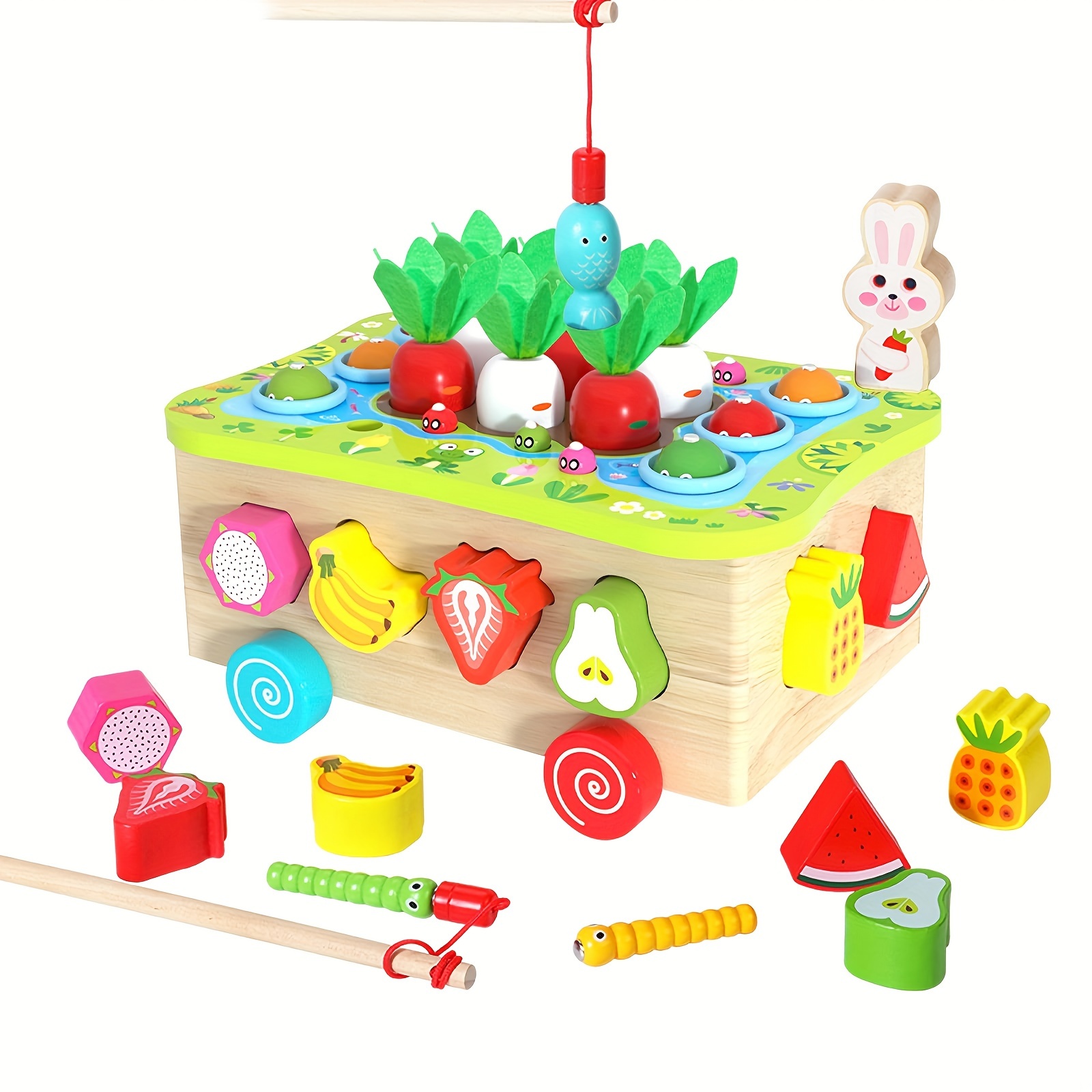 Play Brainy Peg Toy Set Exciting Montessori Style Learning Toy Colorful Stacking Peg Board Toy for Toddlers & Preschoolers Perfect for Color