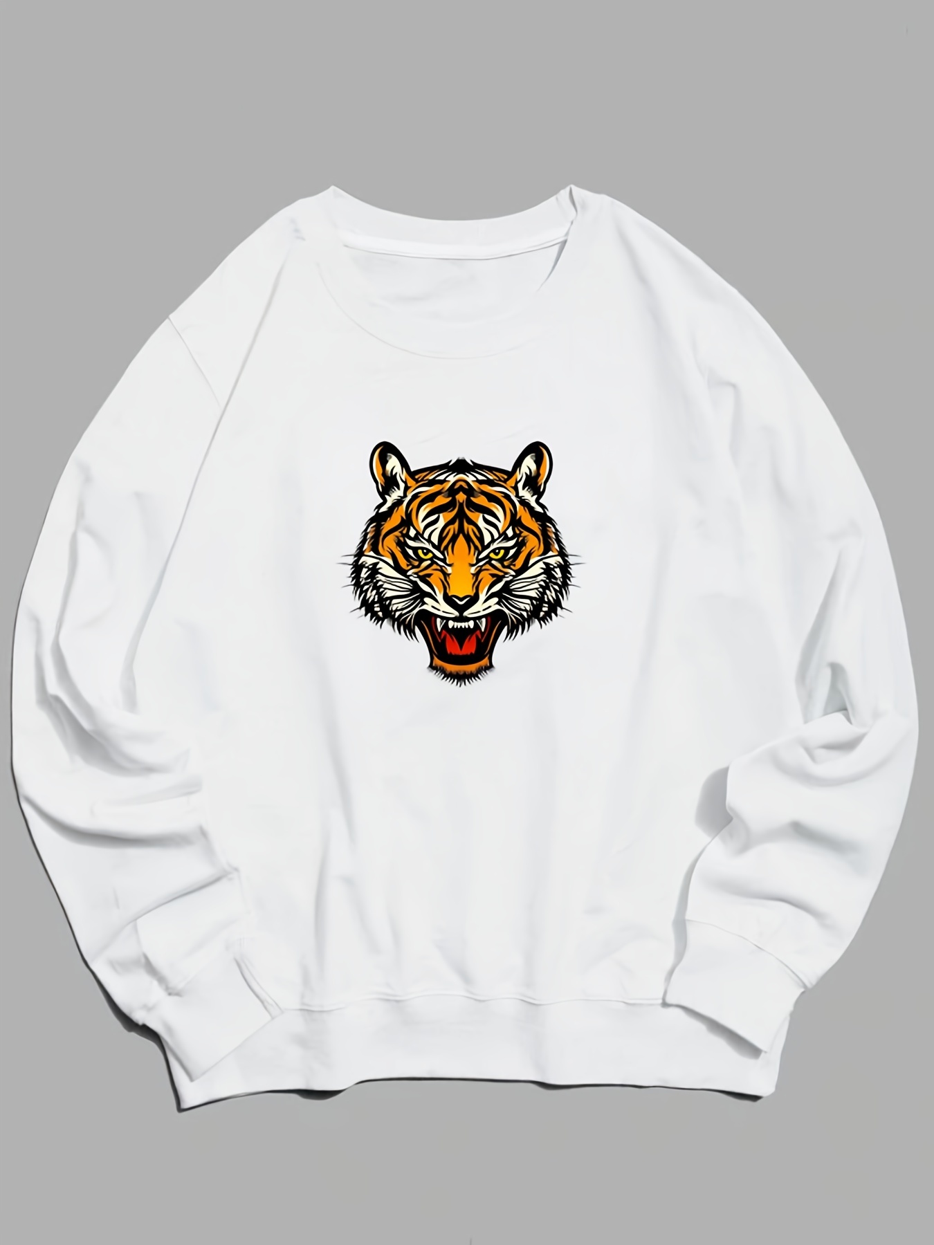 White Tiger Men's and Big Men's Graphic T-shirt 