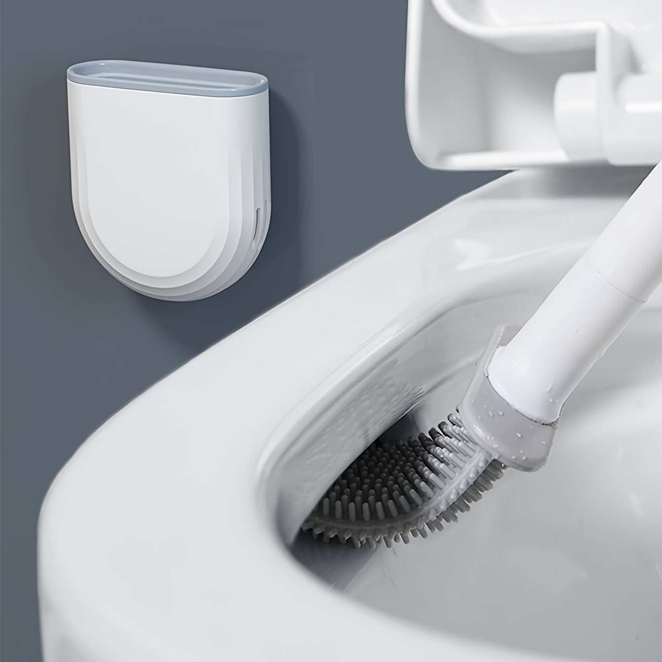 2pcs hanging toilet brushes For Cleaning Scrub Brush Toilet Bowl Brush