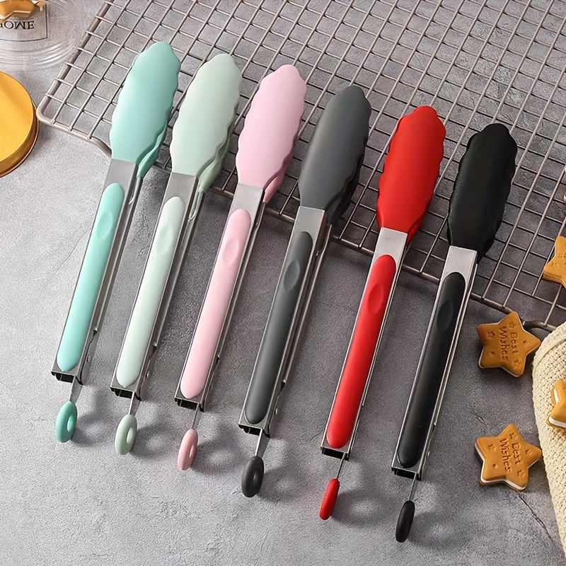 Plating Chef Food Tweezer BBQ Clip Barbecue Tongs Serving Presentation  Stainless Steel Kitchen Tool