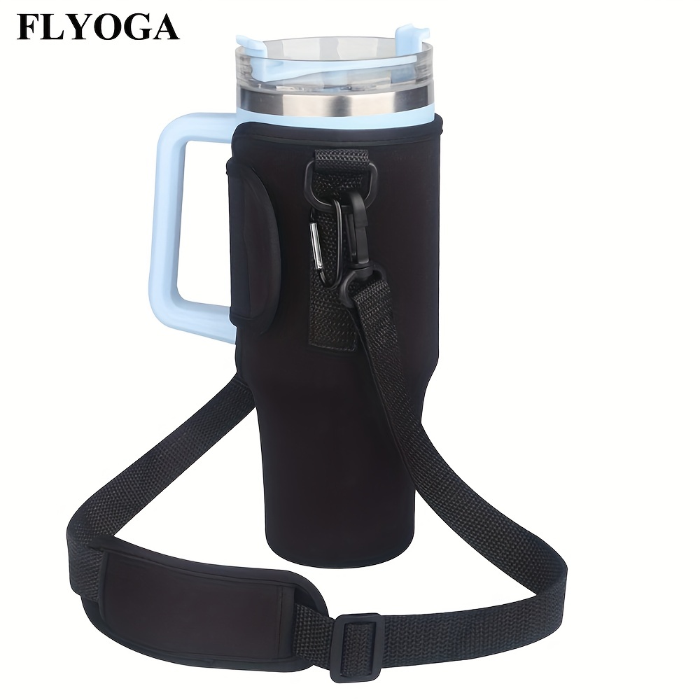 Tumbler Water Bottle Carrier Bag - Heat Insulated, Adjustable Shoulder  Strap & Handle For Maximum Protection - Temu