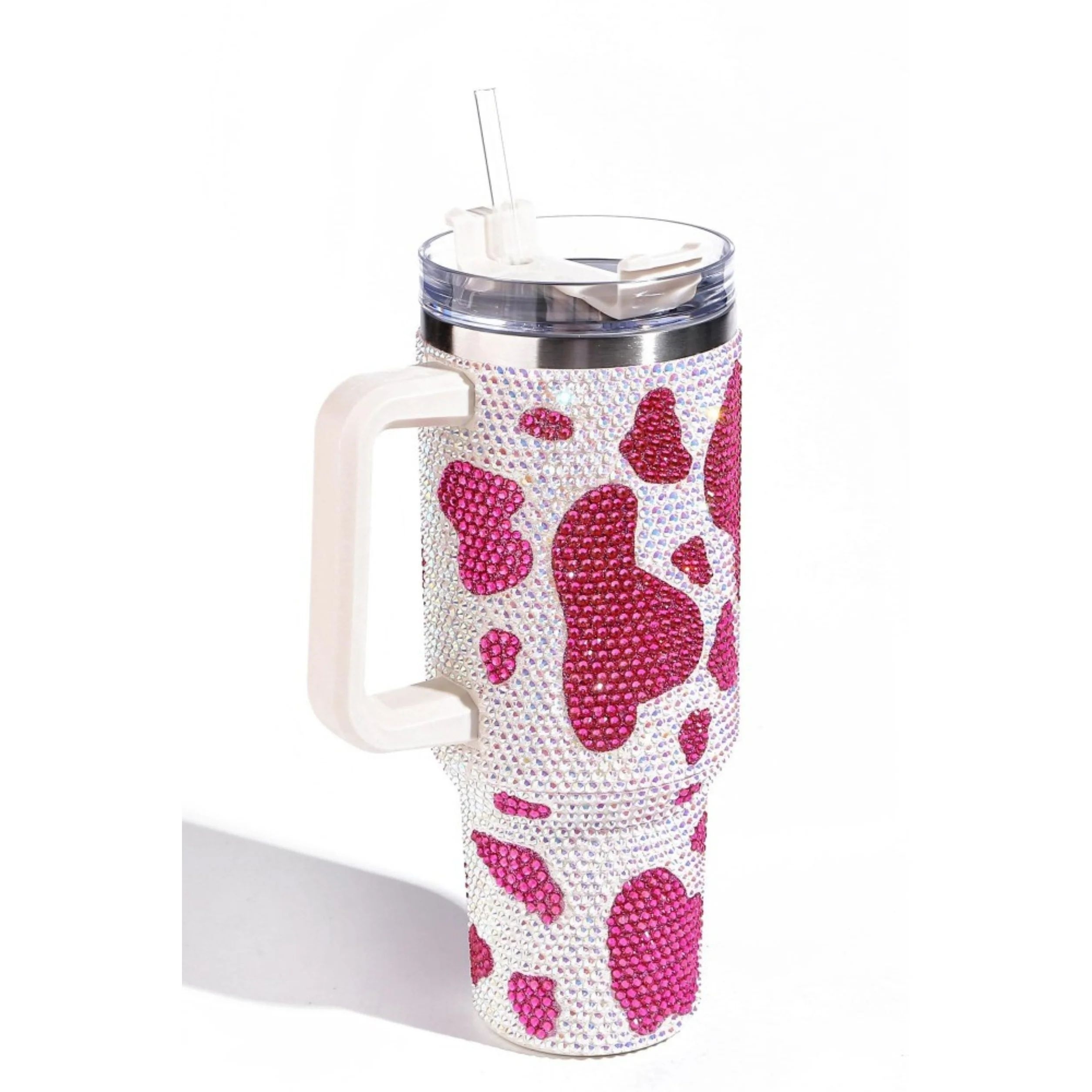 Cow Print Double Layer Tumbler Vacuum Insulated Stainless - Temu