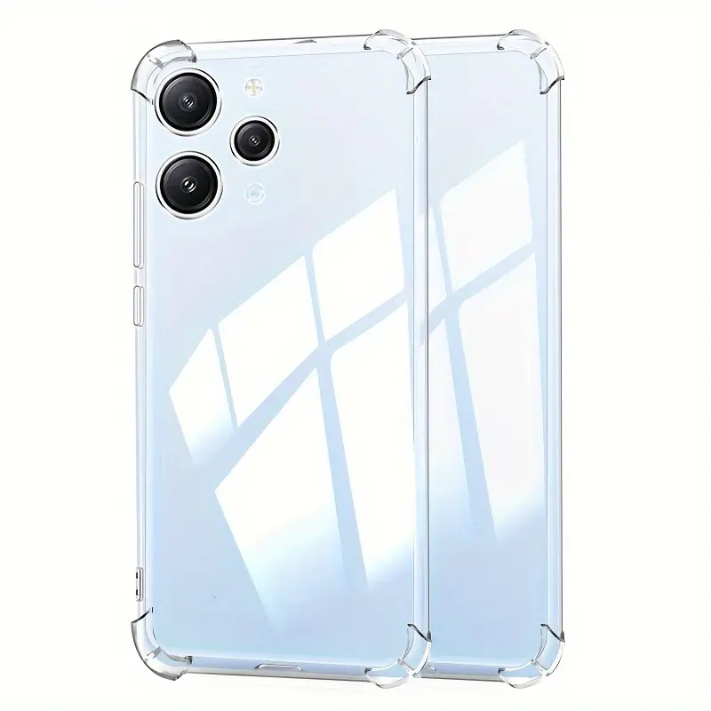 Thicke Anti-fall Shell For Xiaomi Redmi Note 12R Note12 R 5G Soft TPU  Transparent Phone Cover For Redmi Note12R Note 12 R 23076RA4BC Back Case  Funda
