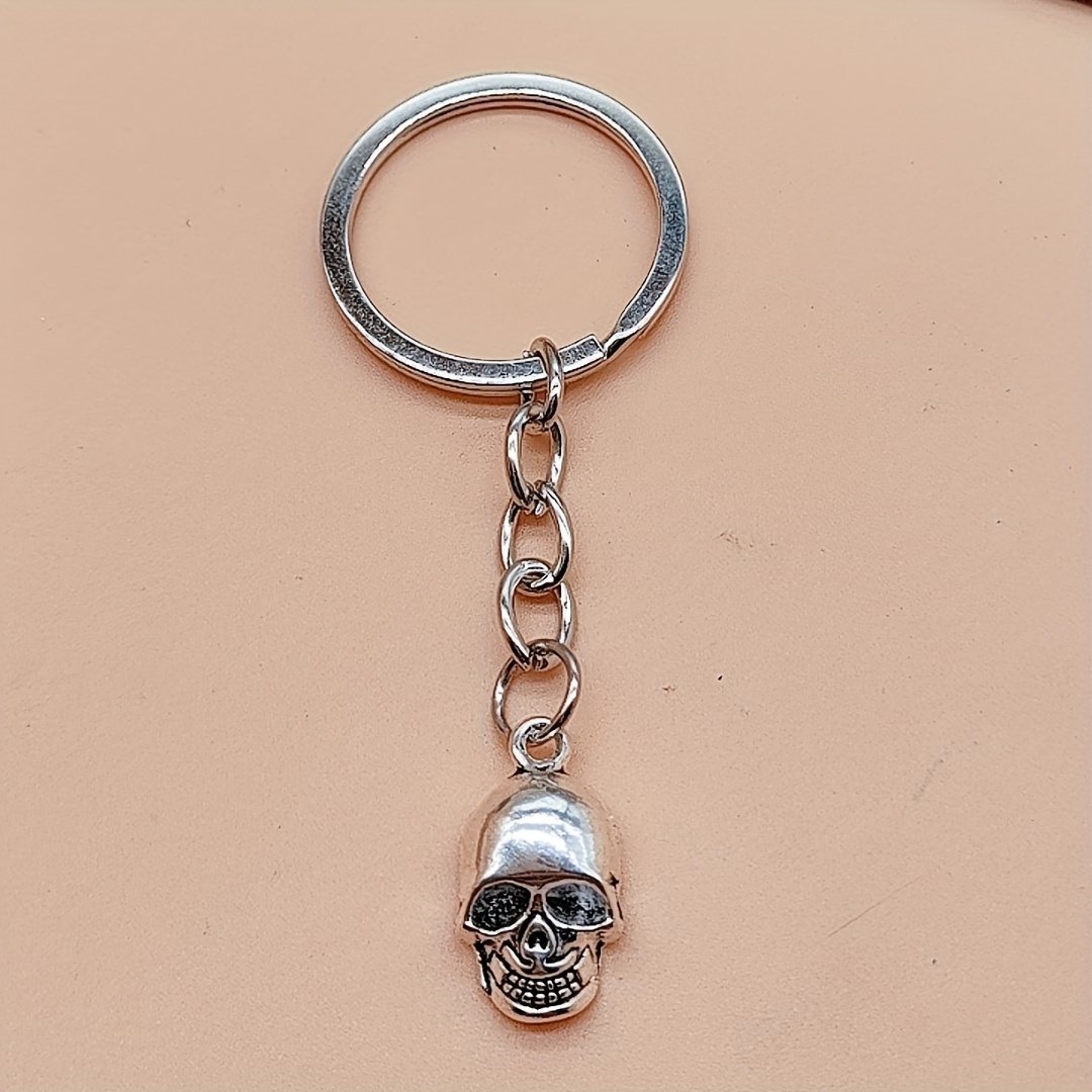 Retro Skull Keychain Brass Key Holder Manager – Metal Field Shop