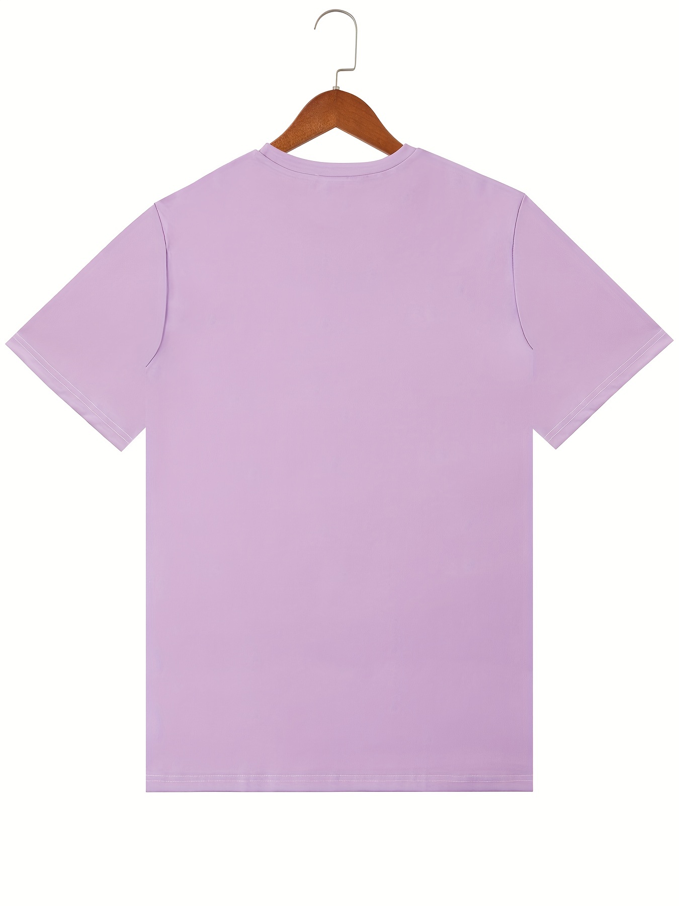 Round-neck T-shirt - Light purple - Men