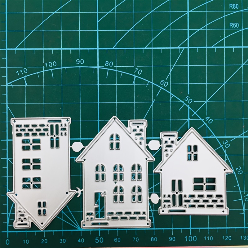 Suitable For Scrapbooking 3pcs Of Card Making Metal Embossed Die Cutting Carbon Steel Cutting Mold