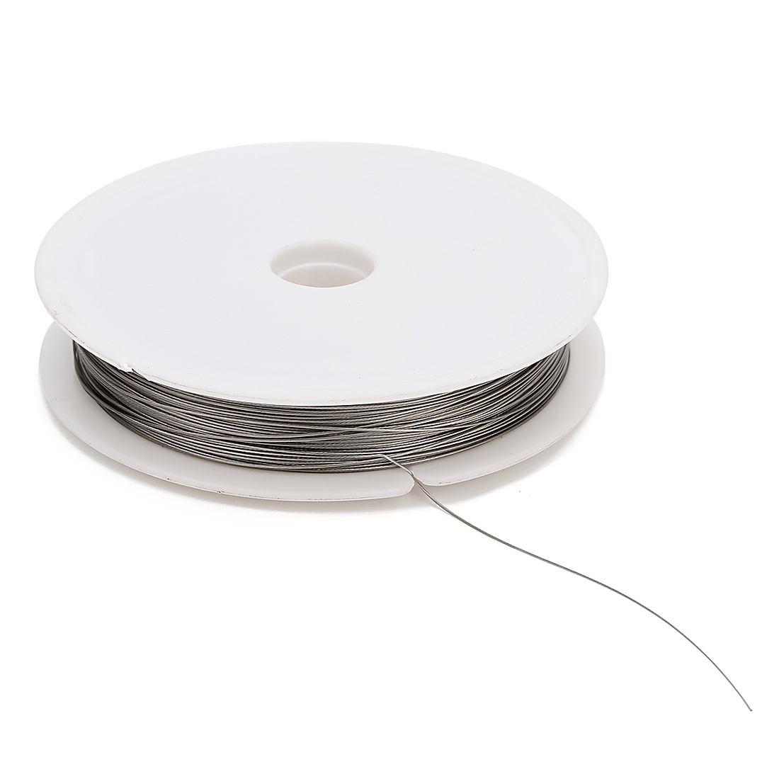 Alambre de aluminio plateado para manualidades de 0.118 in de diámetro  (calibre 9), 10 M (32.8 pies), alambre de armadura floral flexible y  flexible