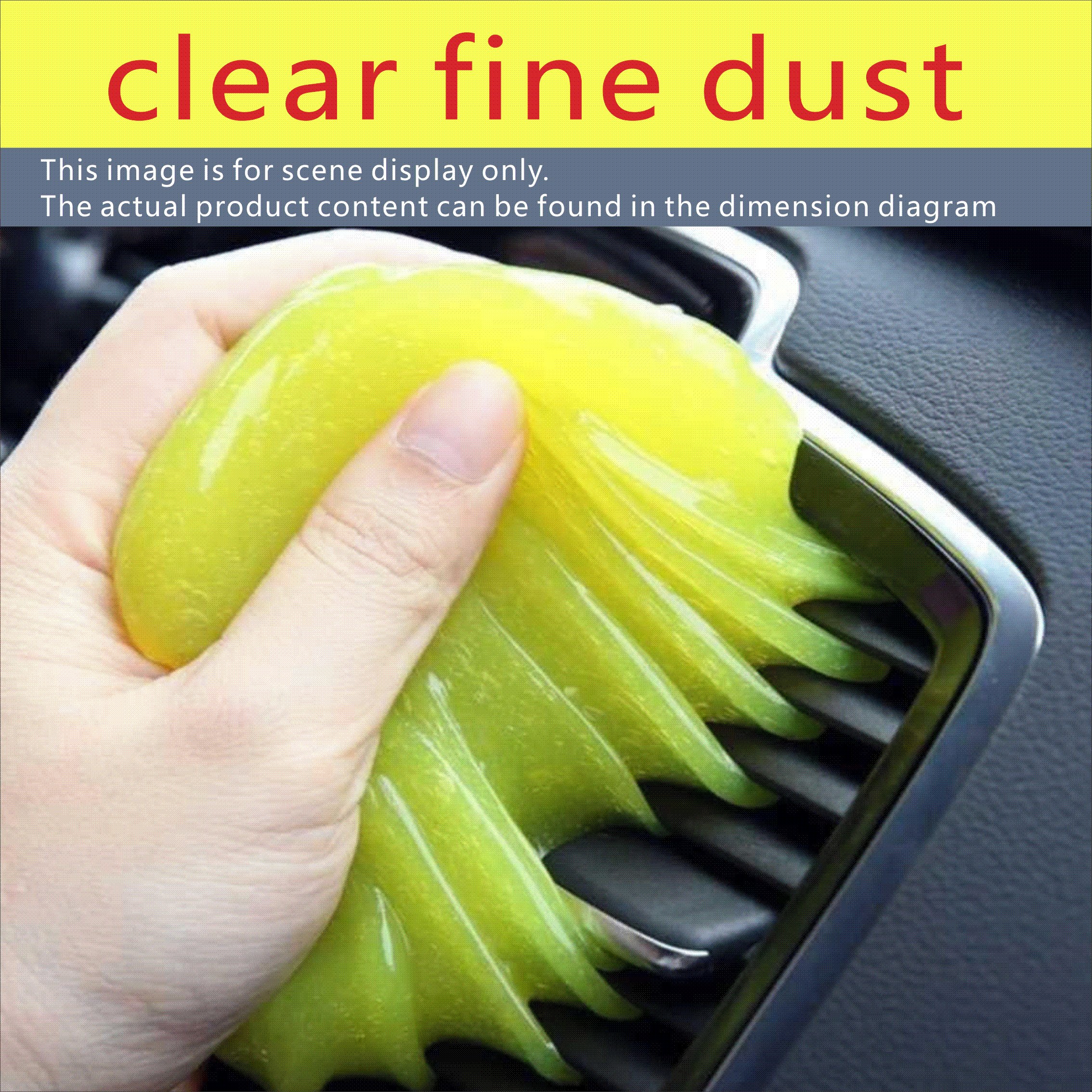 Car Cleaning Gel, Auto Reinigungskit Universal Detailing Duster Auto Gap  Cleaner Auto Air Vent Staubentfernung Reinigungsgel Für Auto-Tastatur, PC
