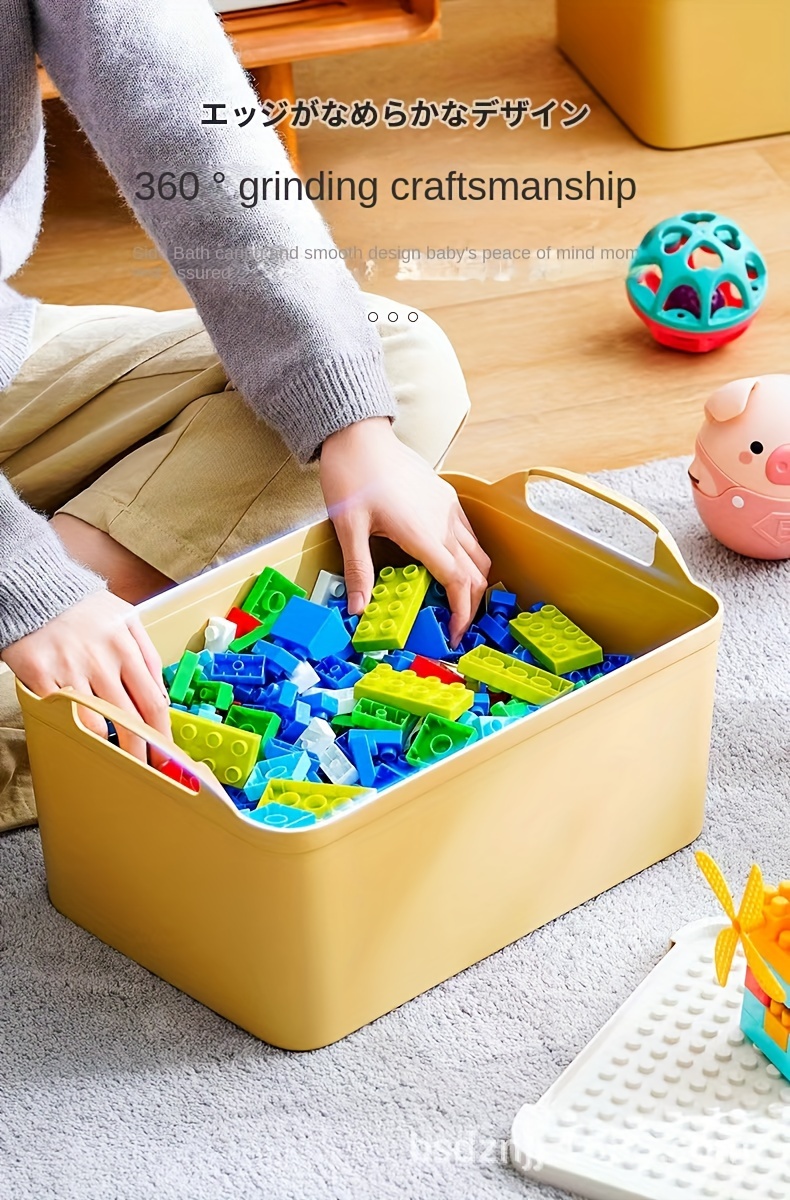 LEGO Storage Box with Lid for Kids Toys Building Blocks Puzzle