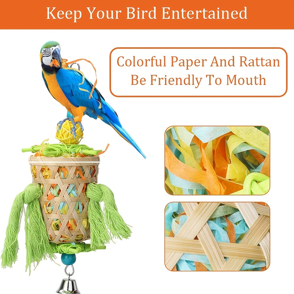 Dropship Bird Wind Chime With Bell; Hanging Bell Chain Parrot Toys; Funny  Pet Supplies to Sell Online at a Lower Price