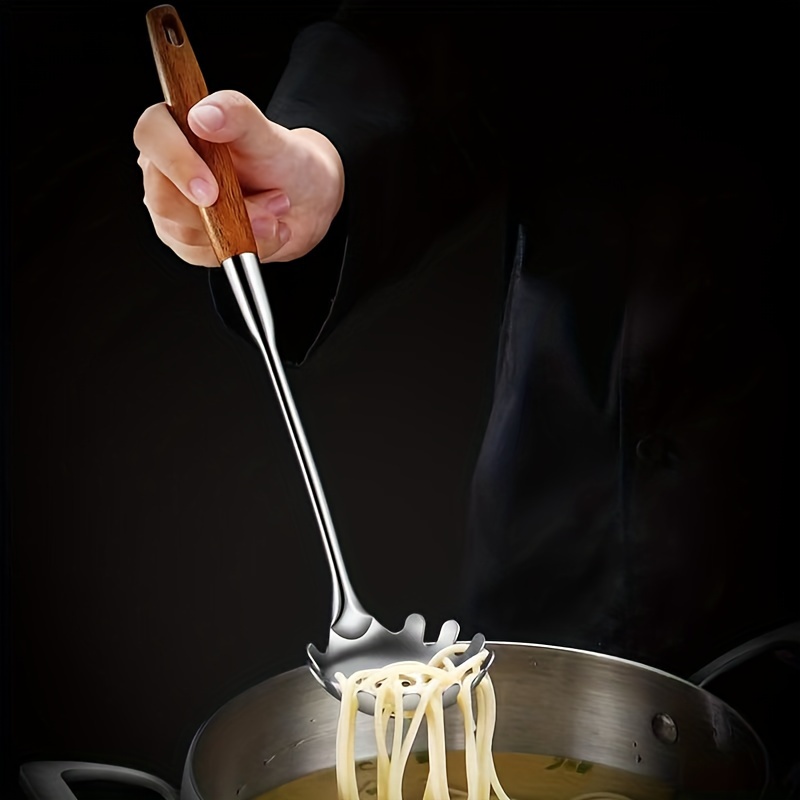KAWASIMAYA 304 Stainless Steel Kitchen Household Leaky Spoon Large Hot Pot Fishing  Noodles Frying Spoon Strainer - AliExpress