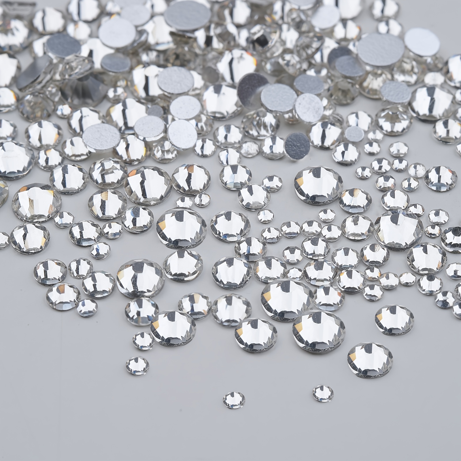 GENEMA Nail Rhinestones Kit Flatback Nail Jewels Crystals for