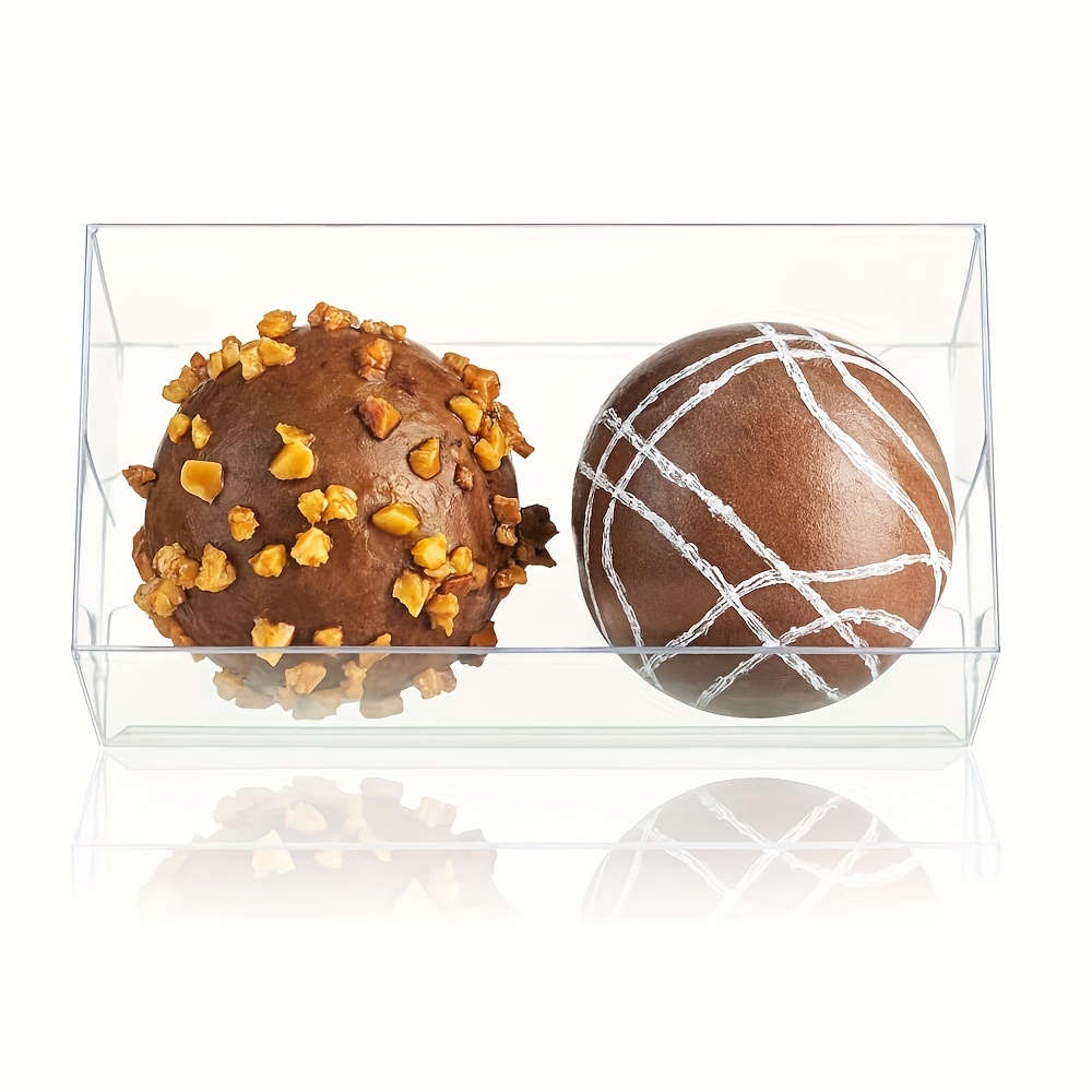 Plastic Clear Chocolate Boxes Truffle Boxes Packaging 2 - Temu Canada
