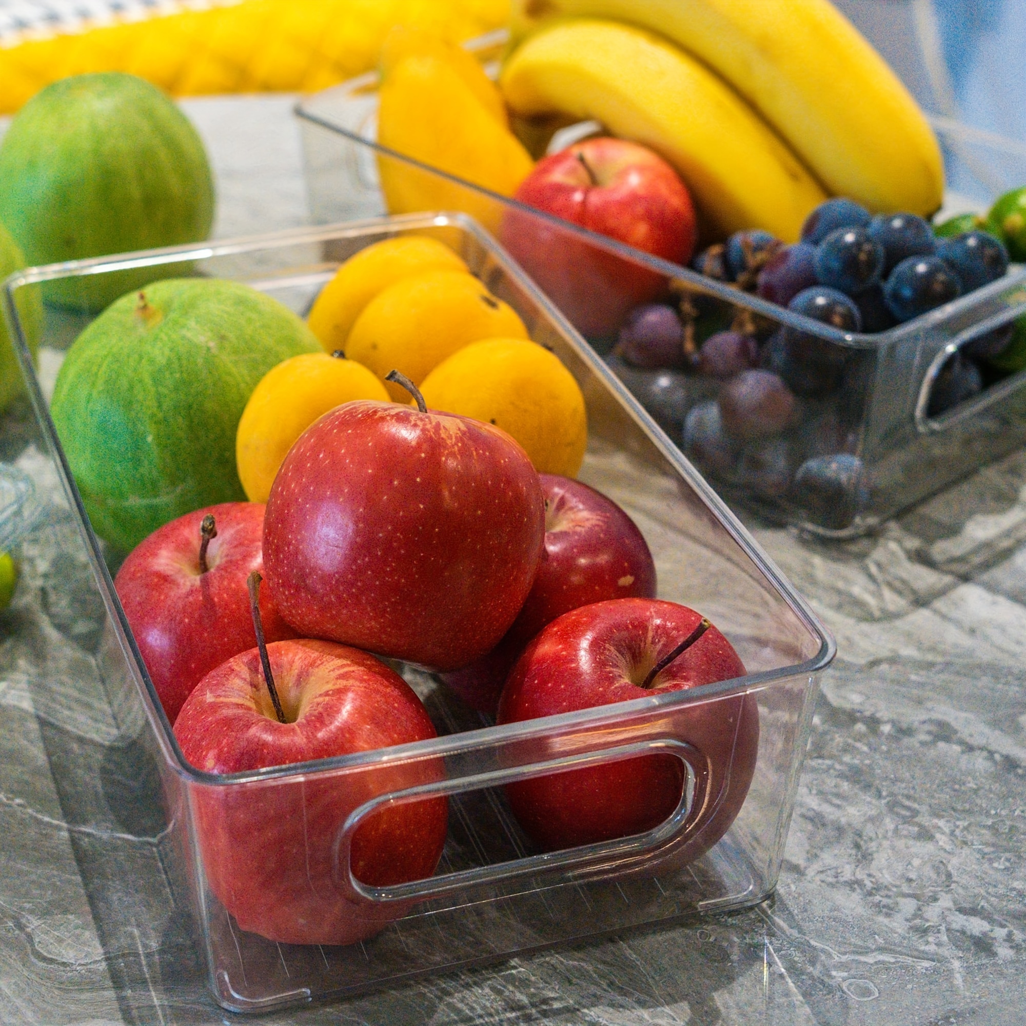 Organizador De Cajones De Refrigerador De 2 Piezas Estante - Temu