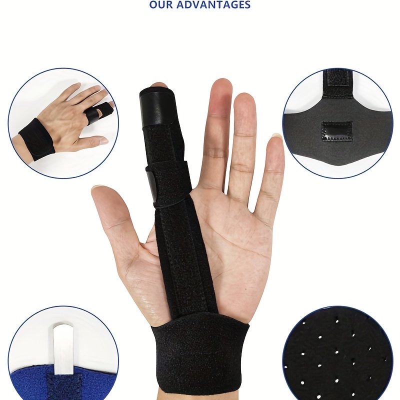 Copper-Infused Finger Splint Brace - Adjustable to Fit all Fingers – Copper  Compression