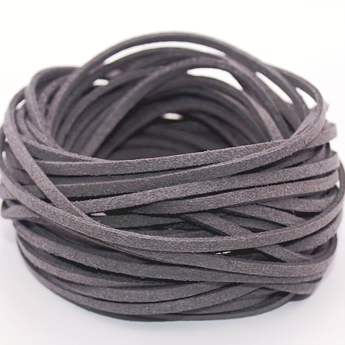 5yards 3mm Round Faux Suede Leather Cords,brown Leather String Cord,faux  Suede Lace,vegan Suede Cord,bracelet/necklace Cord Supplies 